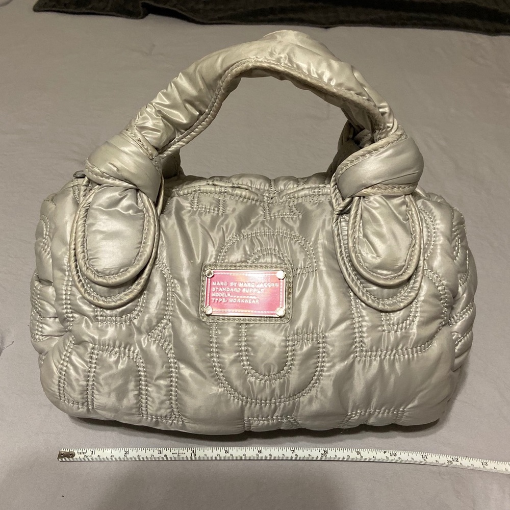 Marc Jacobs Hand Bag (Grey/Pink)
